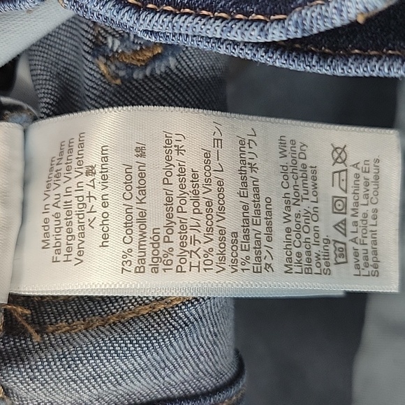 J Crew Factory skinny jean signature stretch Perfect Blue wash size 27 NWT AL013 - Picture 6 of 9